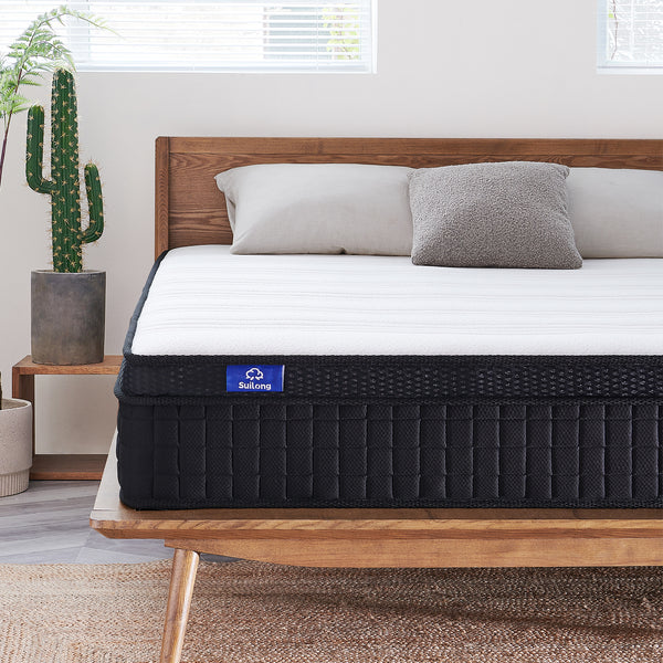 Suilong 26cm Hybrid Pocket Spring Mattress - Comfort and Support for a Restful Night's Sleep